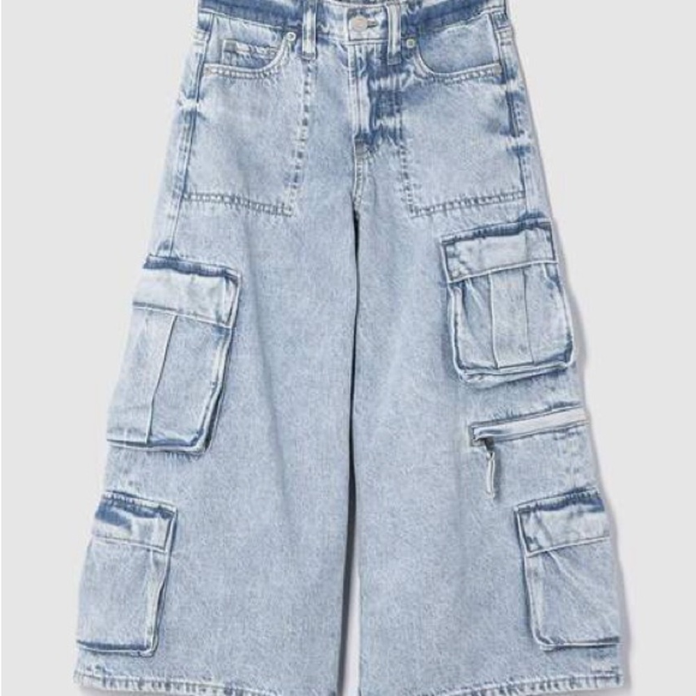 Light Blue Cargo Jeans